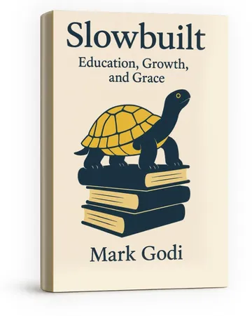 Book cover image for Slowbuilt: Education, Growth, and Grace (January 2026)