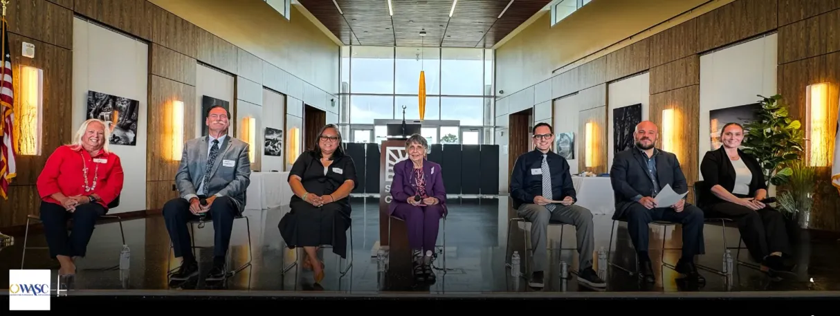 WASC 2025 conference panel seated on stage